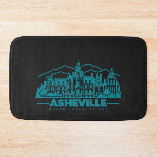 Item preview, Asheville North Carolina USA Line Art Travel Poster designed and sold by CMYKStudio.