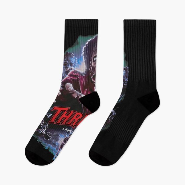 Item preview, Thriller Zombie Michael Jackson Retro Horror Movie Art designed and sold by Katherynathsd.