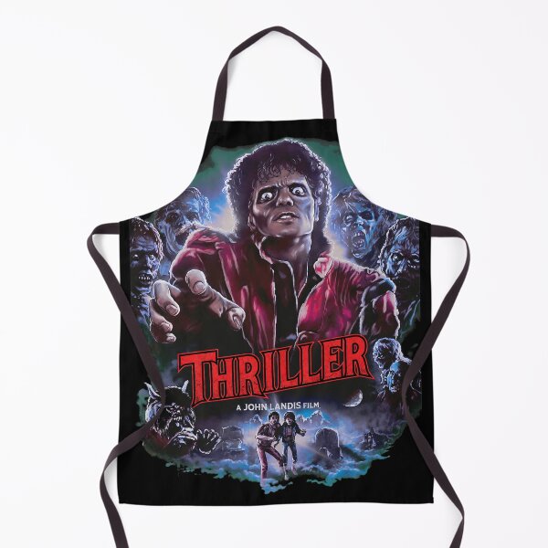 Item preview, Thriller Zombie Michael Jackson Retro Horror Movie Art designed and sold by Katherynathsd.