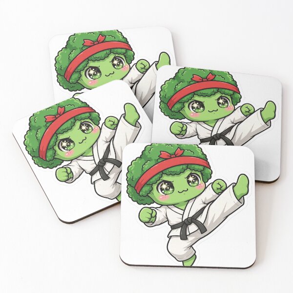 Item preview, Cute Karate Broccoli Chibi  designed and sold by Fort Chiswell Trading Company.