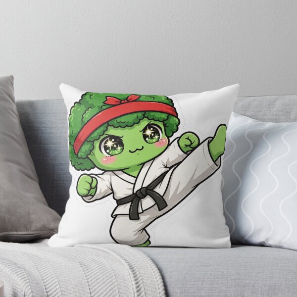 Item preview, Cute Karate Broccoli Chibi  designed and sold by Fort Chiswell Trading Company.