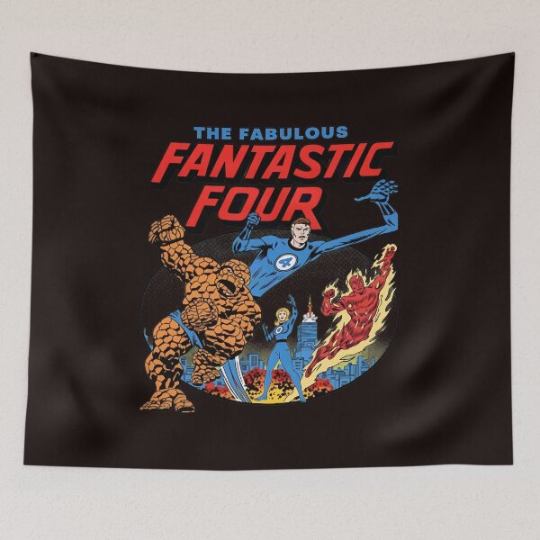 Item preview, The Fabulous Fantastic Four Retro Comic Art designed and sold by findOutDraw.