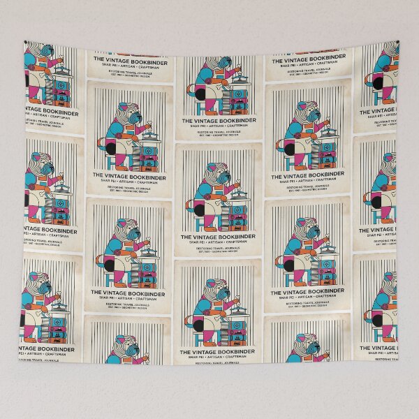 Item preview, Shar Pei Bookbinder designed and sold by PictoVibe.