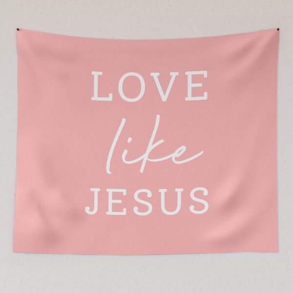 Item preview, Love Like Jesus Bible Poster designed and sold by corbrand.