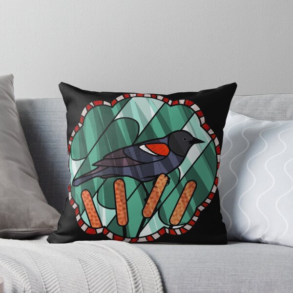 Item preview, Tricolored Blackbird Stained Glass Art designed and sold by SazukasSundries.