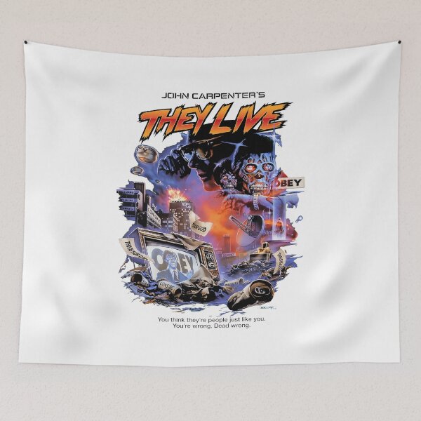 Item preview, John Carpenter's They Live Obey Alien Invasion Skeletal designed and sold by Katherynathsd.