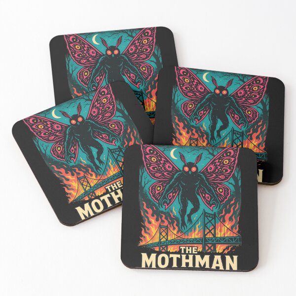 Item preview, Mothman Terror from the Skies Bridge Fire designed and sold by Katherynathsd.