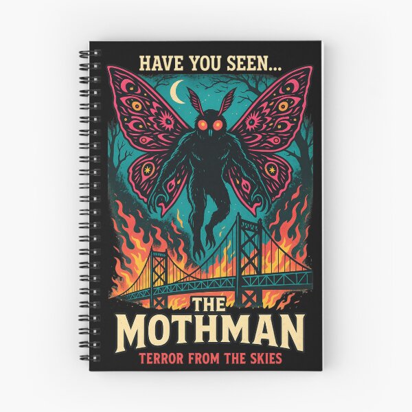 Item preview, Mothman Terror from the Skies Bridge Fire designed and sold by Katherynathsd.