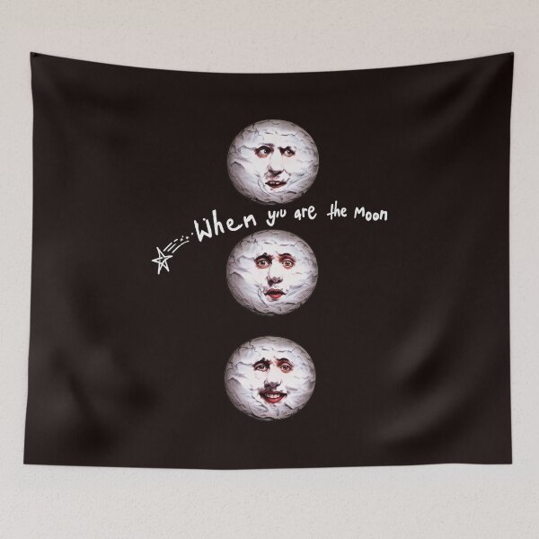 Item preview, When You Are The Moon Faces Surreal Shooting Star designed and sold by findOutDraw.