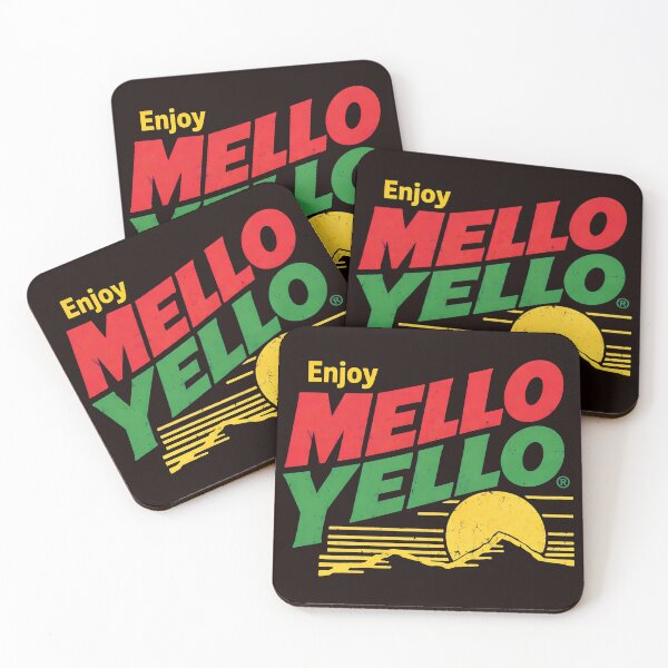 Item preview, Enjoy MELLO YELLO Retro Sunset  designed and sold by findOutDraw.