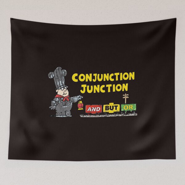 Item preview, Conjunction Junction And But Or Train Grammar designed and sold by findOutDraw.