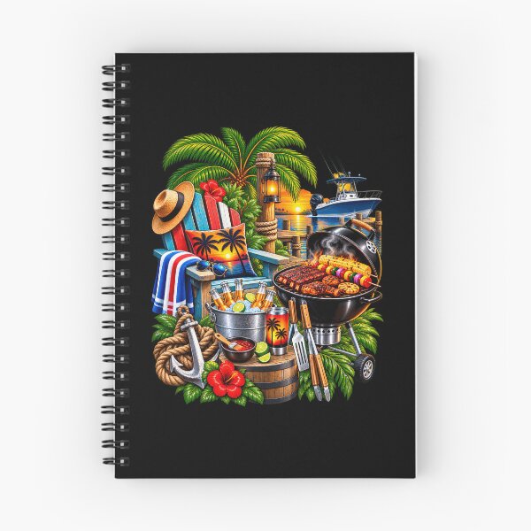Item preview, Waterside Barbecue Party Tropical Cookout designed and sold by fungear.