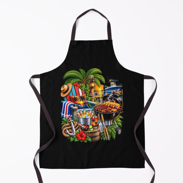 Item preview, Waterside Barbecue Party Tropical Cookout designed and sold by fungear.