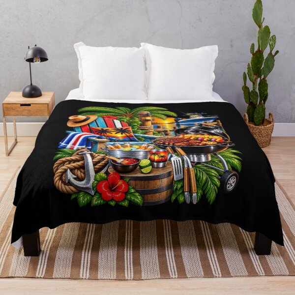 Item preview, Waterside Barbecue Party Tropical Cookout designed and sold by fungear.