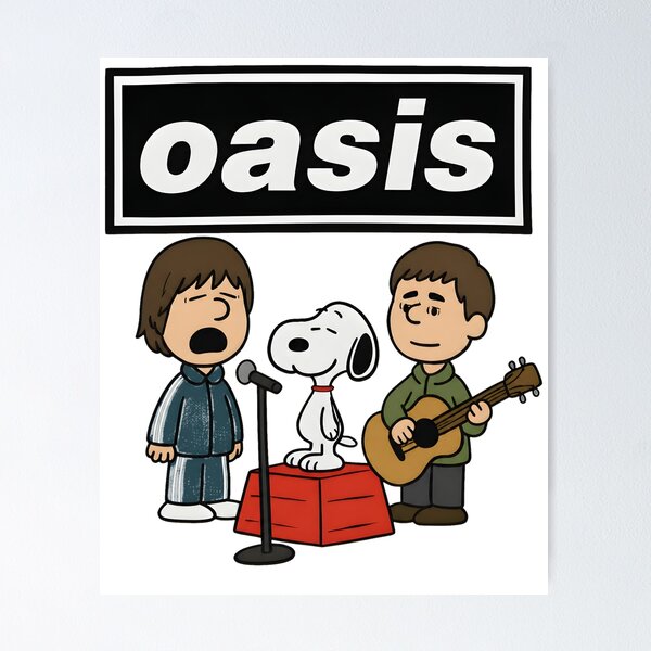 Item preview, Snoopy Band Parody 90s Britpop designed and sold by LittleMamastore.