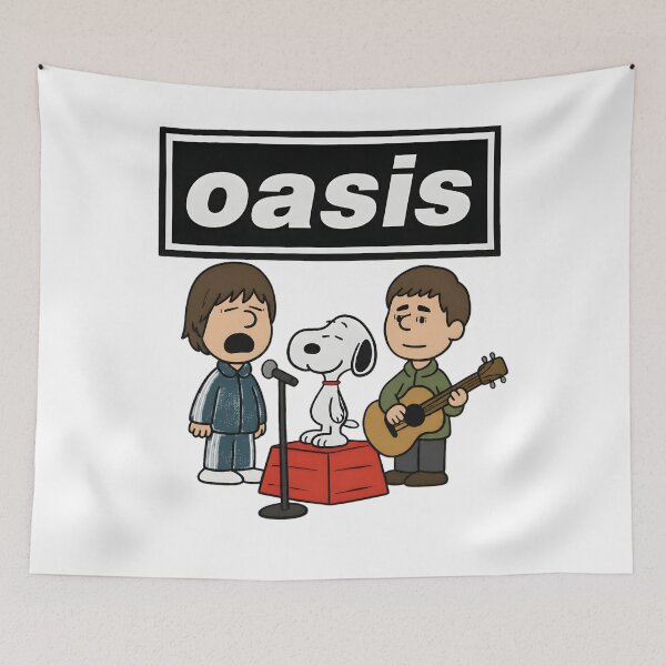 Item preview, Snoopy Band Parody 90s Britpop designed and sold by LittleMamastore.