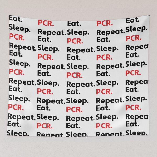 Aperçu de l'œuvre Manger. Dormir. PCR. Répéter. créée et vendue par gulouonneyi.