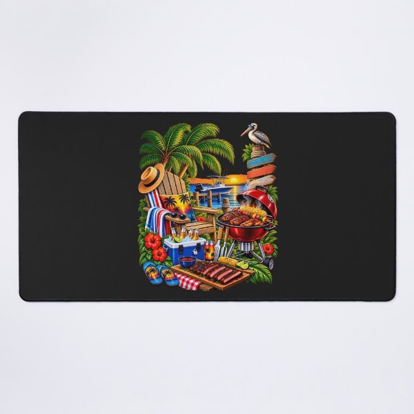 Item preview, Tropical Waterside Barbecue Party Vacation Fun designed and sold by fungear.
