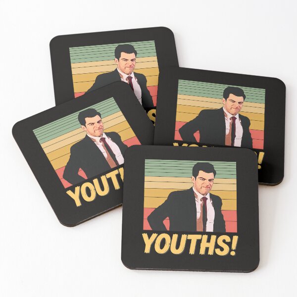 Item preview, Retro YOUTHS! Man Striped Background designed and sold by CoconutBoys.