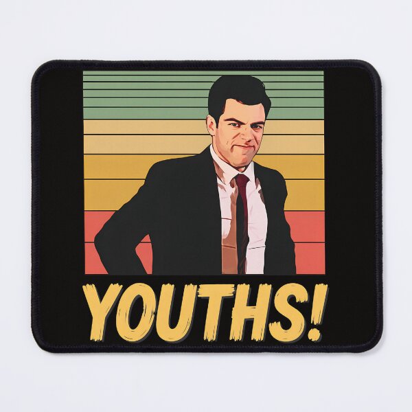 Item preview, Retro YOUTHS! Man Striped Background designed and sold by CoconutBoys.