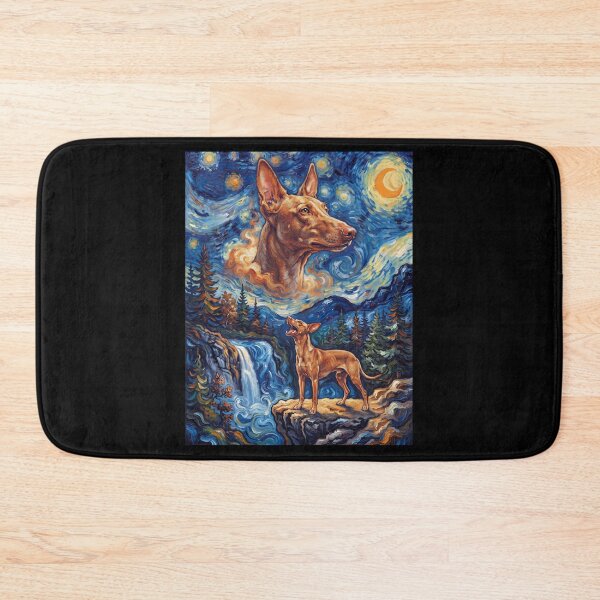 Item preview, Pharaoh Hound Howling Moon Starry Night Van Gogh Art Animal Lover designed and sold by dian-rody-crest.