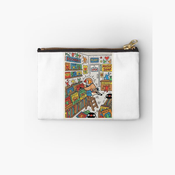 Item preview, Zebra Finch Record Clerk designed and sold by PictoVibe.