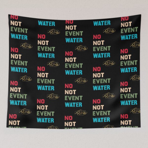 Item preview, No Not Even Water Fasting Muslim 2022 Ramadan Kareem designed and sold by Jansdtiftsowich.