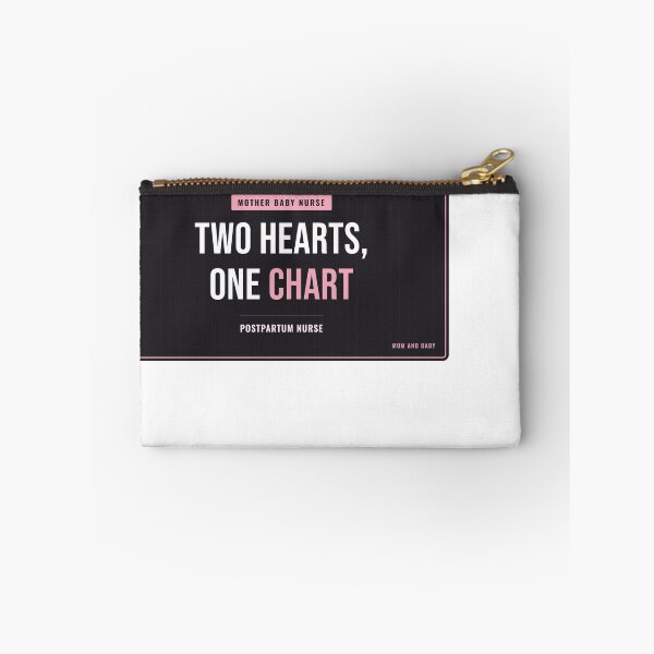 Item preview, Two Hearts, One Chart Postpartum Nurse designed and sold by SlowMadeShelf.