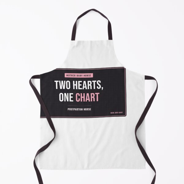 Item preview, Two Hearts, One Chart Postpartum Nurse designed and sold by SlowMadeShelf.