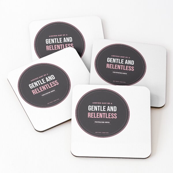 Item preview, Gentle And Relentless Postpartum Nurse Seal designed and sold by SlowMadeShelf.