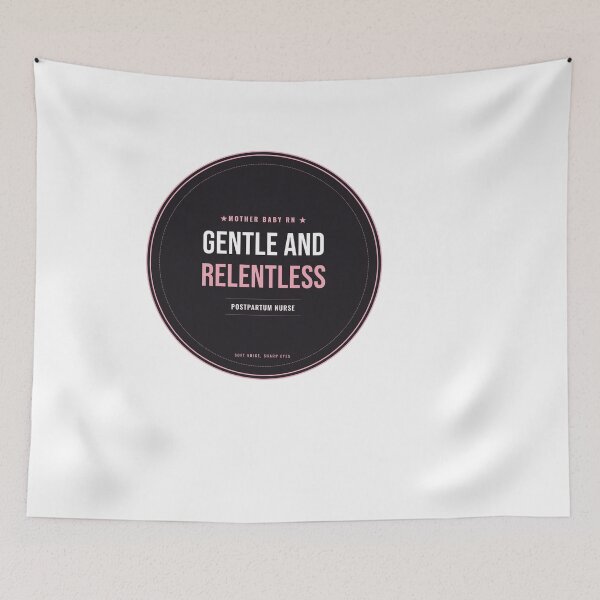 Item preview, Gentle And Relentless Postpartum Nurse Seal designed and sold by SlowMadeShelf.