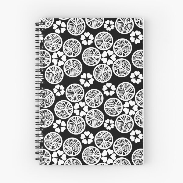 Item preview, Peace Love Justice Equity Radials with Heart Radials in White & Black designed and sold by Digitalmyth's Designs.
