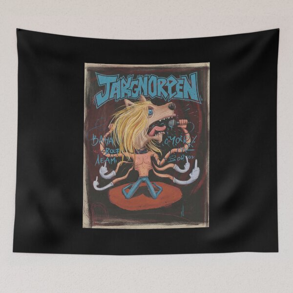 Item preview, Rockstar Dog w/ Microphone Art Print designed and sold by Katherynathsd.