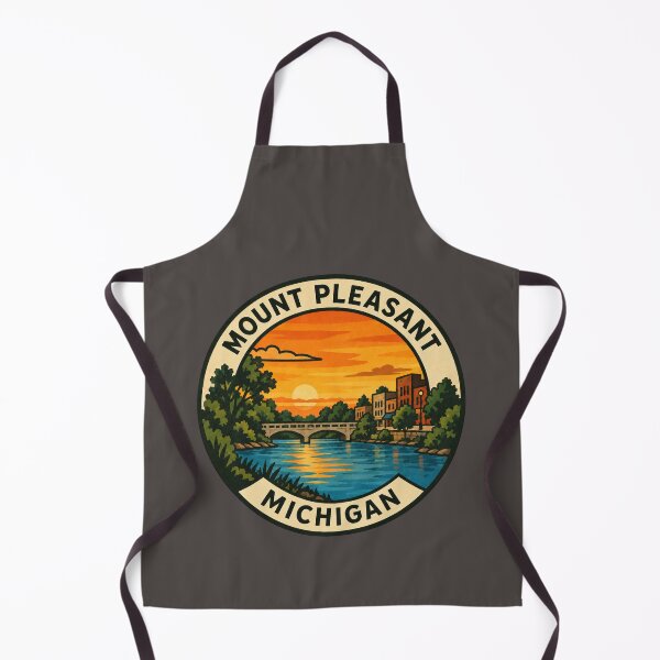 Item preview, Mount Pleasant Michigan Vintage Hometown Travel Badge designed and sold by American Travels.