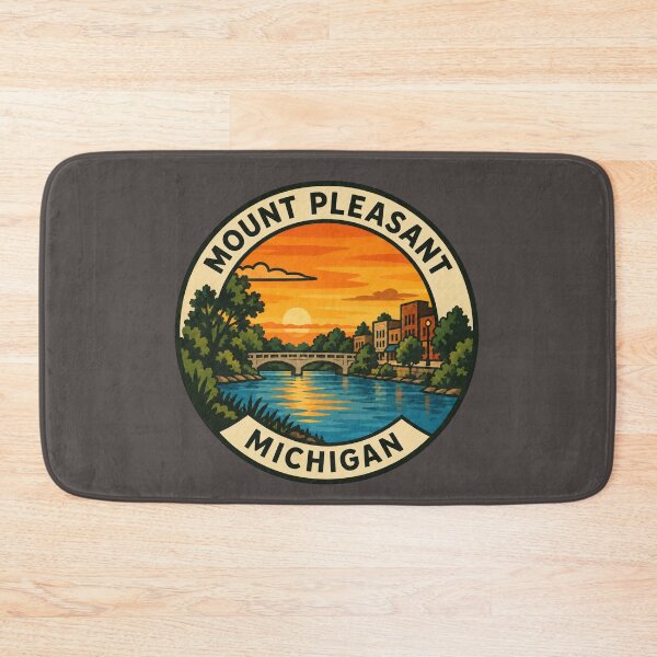 Item preview, Mount Pleasant Michigan Vintage Hometown Travel Badge designed and sold by American Travels.