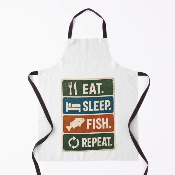 Item preview, Eat Sleep Fish Repeat designed and sold by StrongEpic.