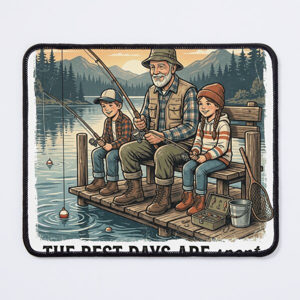 Item preview, Grandpa's Fishing Crew – Family Fishing Adventure designed and sold by meghnad.