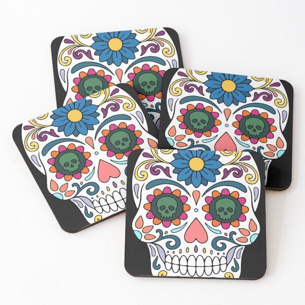 Item preview, Catrina Colorful Sugar Skull Illustration designed and sold by  Ojo de Lilith.