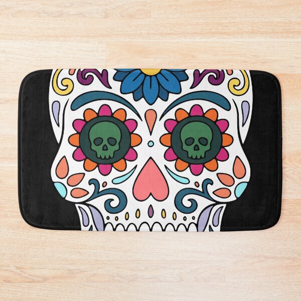 Item preview, Catrina Colorful Sugar Skull Illustration designed and sold by  Ojo de Lilith.