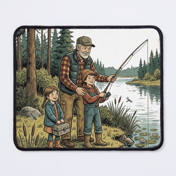 Item preview, Grandpa's Little Fishing Partners designed and sold by meghnad.