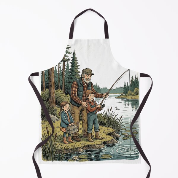 Item preview, Grandpa's Little Fishing Partners designed and sold by meghnad.