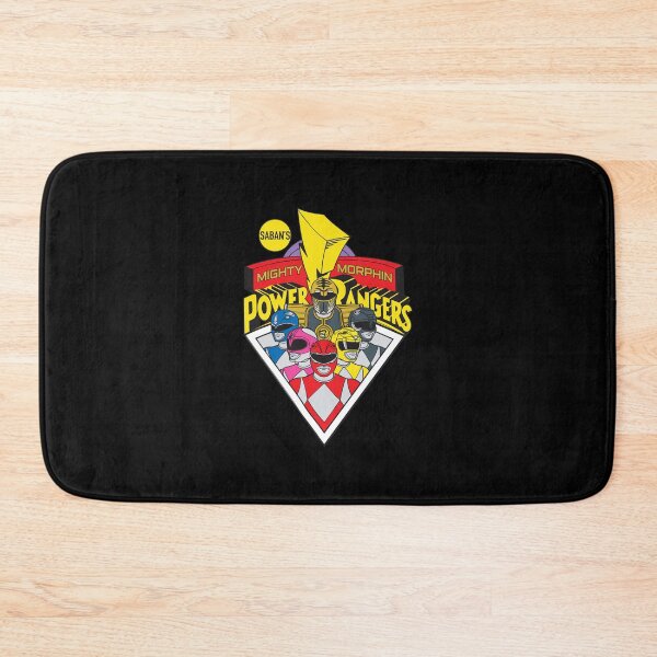 Item preview, Mighty Morphin Power Rangers Retro Logo Shield designed and sold by Katherynathsd.