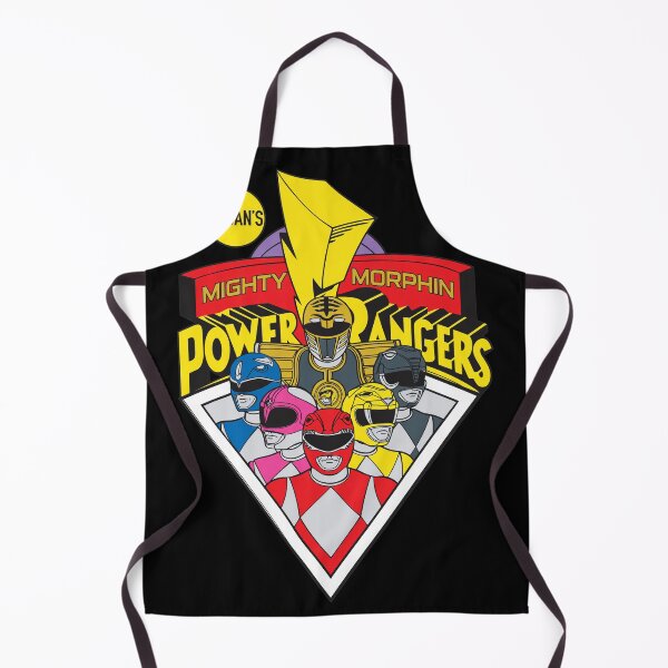 Item preview, Mighty Morphin Power Rangers Retro Logo Shield designed and sold by Katherynathsd.
