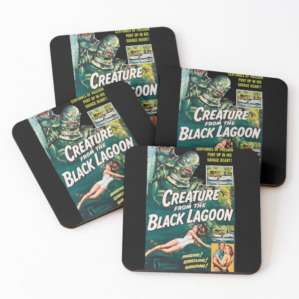 Item preview, Creature from the Black Lagoon Retro Horror Movie Poster Art designed and sold by Katherynathsd.