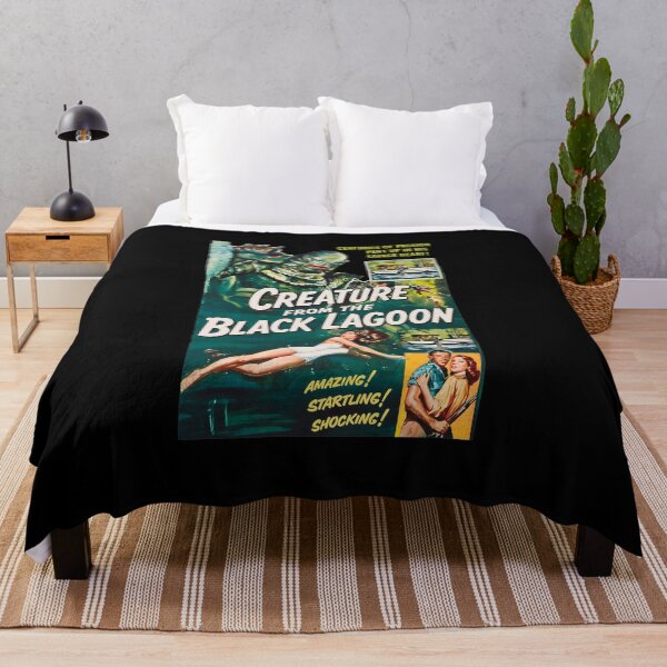 Item preview, Creature from the Black Lagoon Retro Horror Movie Poster Art designed and sold by Katherynathsd.
