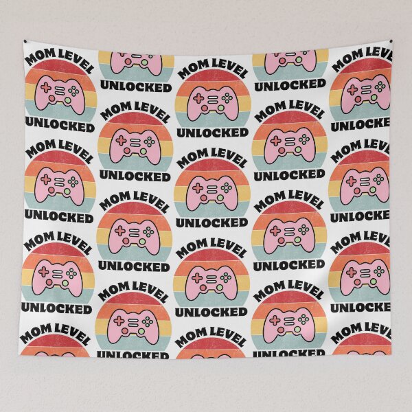 Item preview, Mom Level - Unlocked The Ultimate Motherhood Achievement designed and sold by Kristytryusring.