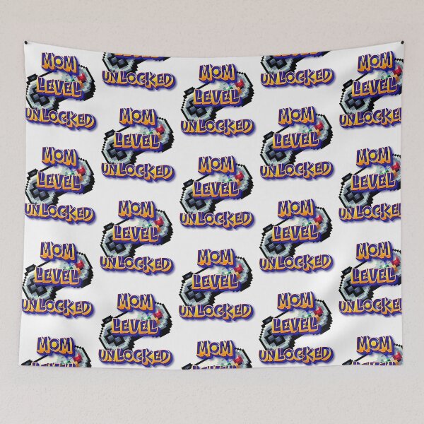 Item preview, Mom Level Unlocked  Funny Gamer Mom Design designed and sold by Kristytryusring.
