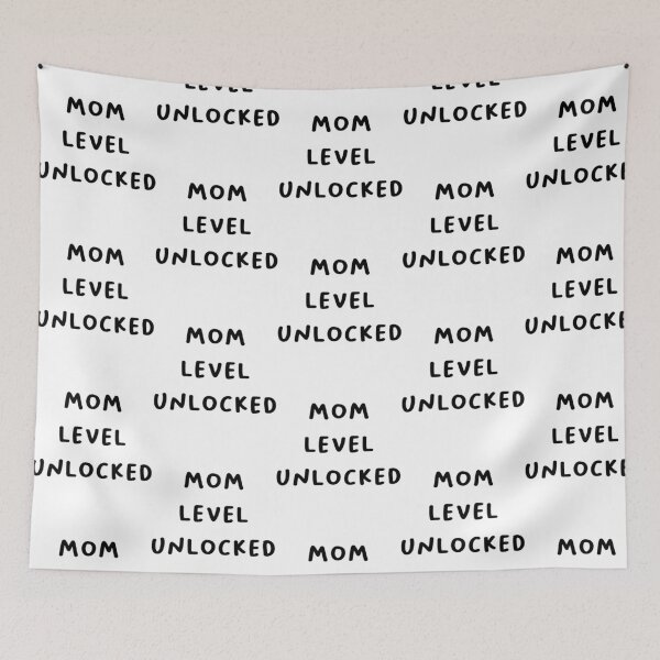Item preview, Mom Level Unlocked - Funny Gamer Mom Design designed and sold by Kristytryusring.