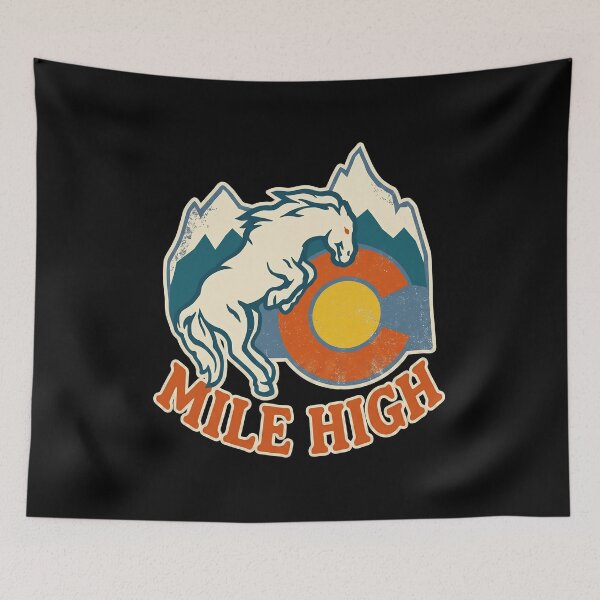 Item preview,  Mile High Horse Mountain Stamp designed and sold by Maximusarquardt.