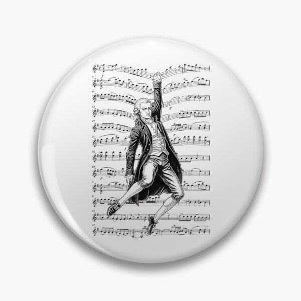 Item preview, Wolfgang Amadeus Mozart Composer Sheet Music Musician designed and sold by Artsy-sideofyou.